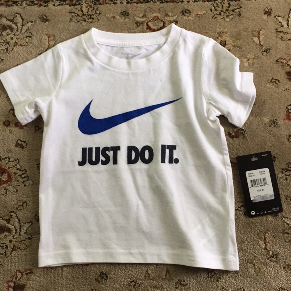 Classic White Nike Just Do It Tee